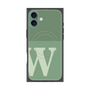 プレミアムパネル with MagSafe［ オリジナル - initial two tone - W green ］