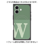 プレミアムパネル with MagSafe［ オリジナル - initial two tone - W green ］