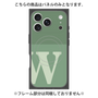 プレミアムパネル with MagSafe［ オリジナル - initial two tone - W green ］