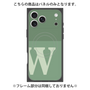 プレミアムパネル with MagSafe［ オリジナル - initial two tone - W green ］
