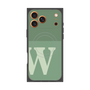 プレミアムパネル with MagSafe［ オリジナル - initial two tone - W green ］