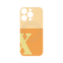 プレミアムパネル with MagSafe［ オリジナル - initial two tone - X orange ］