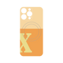 プレミアムパネル with MagSafe［ オリジナル - initial two tone - X orange ］