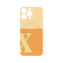 プレミアムパネル with MagSafe［ オリジナル - initial two tone - X orange ］