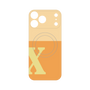 プレミアムパネル with MagSafe［ オリジナル - initial two tone - X orange ］