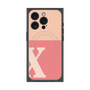 プレミアムパネル with MagSafe［ オリジナル - initial two tone - X pink ］