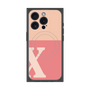 プレミアムパネル with MagSafe［ オリジナル - initial two tone - X pink ］