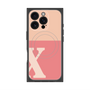 プレミアムパネル with MagSafe［ オリジナル - initial two tone - X pink ］