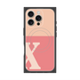 プレミアムパネル with MagSafe［ オリジナル - initial two tone - X pink ］