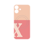 プレミアムパネル with MagSafe［ オリジナル - initial two tone - X pink ］