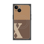 プレミアムパネル with MagSafe［ オリジナル - initial two tone - X brown ］