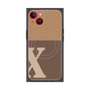 プレミアムパネル with MagSafe［ オリジナル - initial two tone - X brown ］