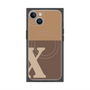 プレミアムパネル with MagSafe［ オリジナル - initial two tone - X brown ］