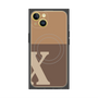 プレミアムパネル with MagSafe［ オリジナル - initial two tone - X brown ］