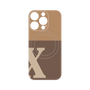 プレミアムパネル with MagSafe［ オリジナル - initial two tone - X brown ］