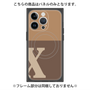 プレミアムパネル with MagSafe［ オリジナル - initial two tone - X brown ］