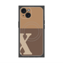 プレミアムパネル with MagSafe［ オリジナル - initial two tone - X brown ］
