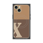 プレミアムパネル with MagSafe［ オリジナル - initial two tone - X brown ］