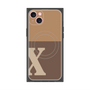 プレミアムパネル with MagSafe［ オリジナル - initial two tone - X brown ］