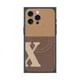 プレミアムパネル with MagSafe［ オリジナル - initial two tone - X brown ］
