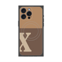 プレミアムパネル with MagSafe［ オリジナル - initial two tone - X brown ］