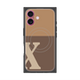 プレミアムパネル with MagSafe［ オリジナル - initial two tone - X brown ］