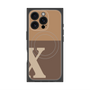 プレミアムパネル with MagSafe［ オリジナル - initial two tone - X brown ］