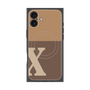 プレミアムパネル with MagSafe［ オリジナル - initial two tone - X brown ］