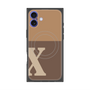 プレミアムパネル with MagSafe［ オリジナル - initial two tone - X brown ］