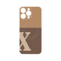 プレミアムパネル with MagSafe［ オリジナル - initial two tone - X brown ］