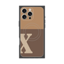 プレミアムパネル with MagSafe［ オリジナル - initial two tone - X brown ］