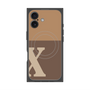 プレミアムパネル with MagSafe［ オリジナル - initial two tone - X brown ］