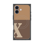 プレミアムパネル with MagSafe［ オリジナル - initial two tone - X brown ］