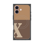 プレミアムパネル with MagSafe［ オリジナル - initial two tone - X brown ］