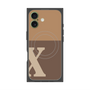プレミアムパネル with MagSafe［ オリジナル - initial two tone - X brown ］
