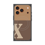 プレミアムパネル with MagSafe［ オリジナル - initial two tone - X brown ］