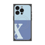 プレミアムパネル with MagSafe［ オリジナル - initial two tone - X blue ］