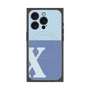 プレミアムパネル with MagSafe［ オリジナル - initial two tone - X blue ］