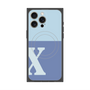 プレミアムパネル with MagSafe［ オリジナル - initial two tone - X blue ］