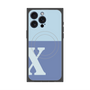 プレミアムパネル with MagSafe［ オリジナル - initial two tone - X blue ］