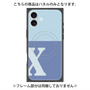 プレミアムパネル with MagSafe［ オリジナル - initial two tone - X blue ］