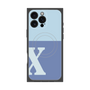 プレミアムパネル with MagSafe［ オリジナル - initial two tone - X blue ］