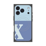 プレミアムパネル with MagSafe［ オリジナル - initial two tone - X blue ］