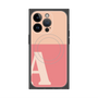 プレミアムパネル with MagSafe［ オリジナル - initial two tone - A pink ］