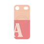 プレミアムパネル with MagSafe［ オリジナル - initial two tone - A pink ］