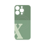 プレミアムパネル with MagSafe［ オリジナル - initial two tone - X green ］