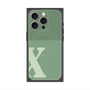 プレミアムパネル with MagSafe［ オリジナル - initial two tone - X green ］