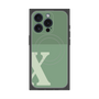 プレミアムパネル with MagSafe［ オリジナル - initial two tone - X green ］