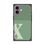 プレミアムパネル with MagSafe［ オリジナル - initial two tone - X green ］