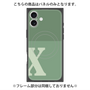 プレミアムパネル with MagSafe［ オリジナル - initial two tone - X green ］